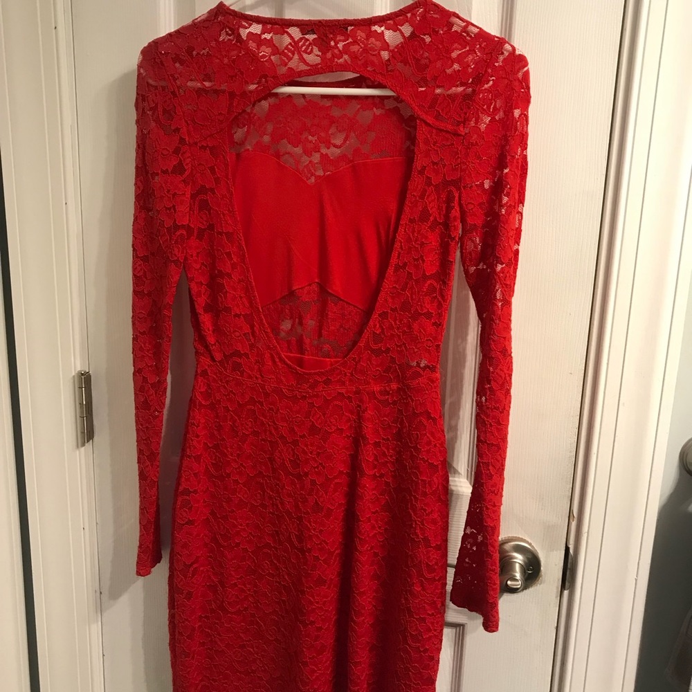 Express Backless Dress. Worn once, Size XS